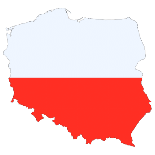 Pictorial representation of big size map of Poland