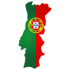 Pictorial representation of map of Portugal