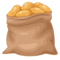 Image Describing potatoes cost per month