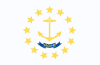 Image illustrating the flag of Rhode Island