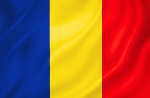 Image illustrating the big size flag of Romania