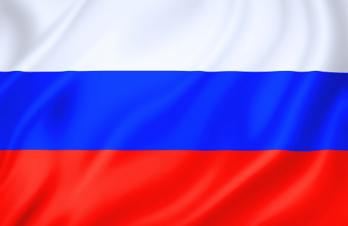 Image illustrating the big size flag of Russia