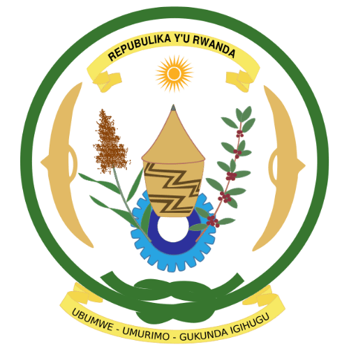 Image showing the big size coat of arms or embelem of Rwanda