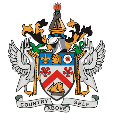 Image showing the coat of arms of Saint Kitts and Nevis