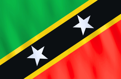 Image illustrating the flag of Saint Kitts and Nevis