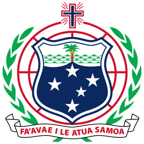 Image showing the big size coat of arms or embelem of Samoa