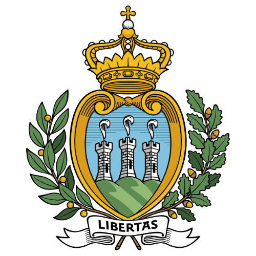 Image showing the big size coat of arms or embelem of San Marino