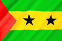 Image illustrating the flag of Sao Tome and Principe