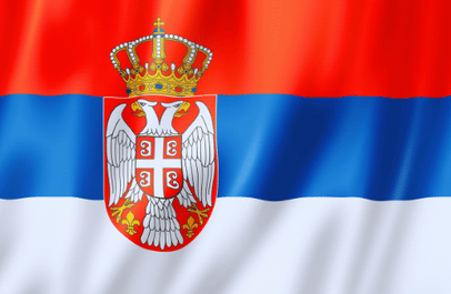 Image illustrating the flag of Serbia