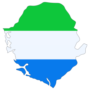 Pictorial representation of map of Sierra Leone