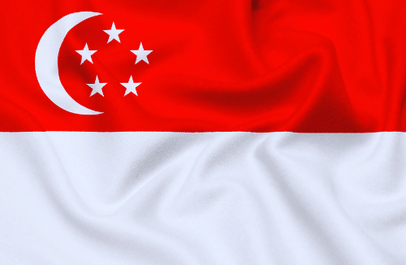 Image illustrating the flag of Singapore