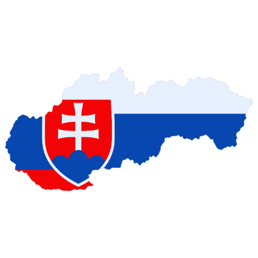 Pictorial representation of map of Slovakia