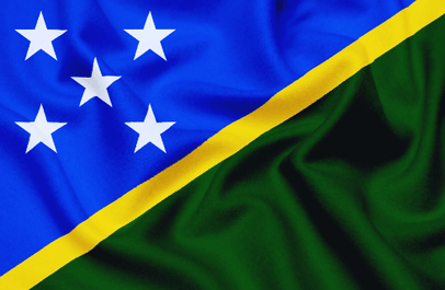 Image illustrating the flag of Solomon Islands