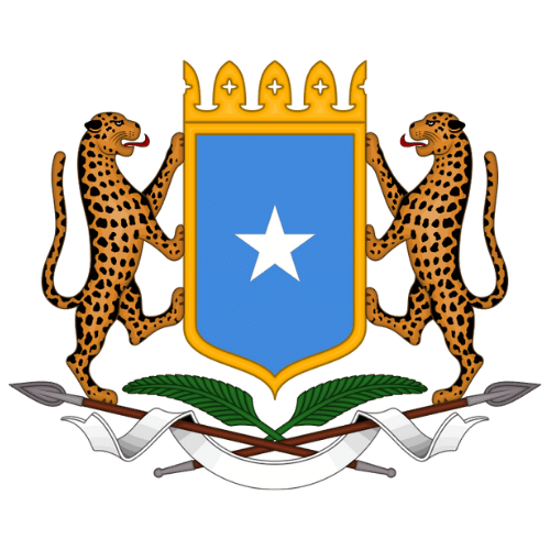 Image showing the big size coat of arms or embelem of Somalia