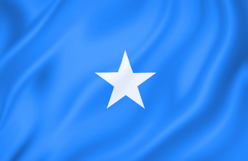 Image illustrating the big size flag of Somalia