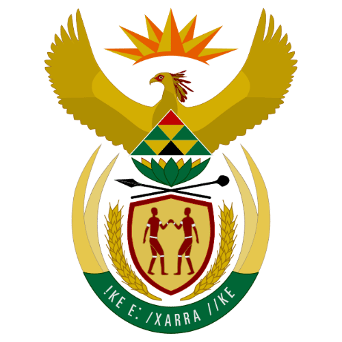 Image showing the big size coat of arms or embelem of South Africa