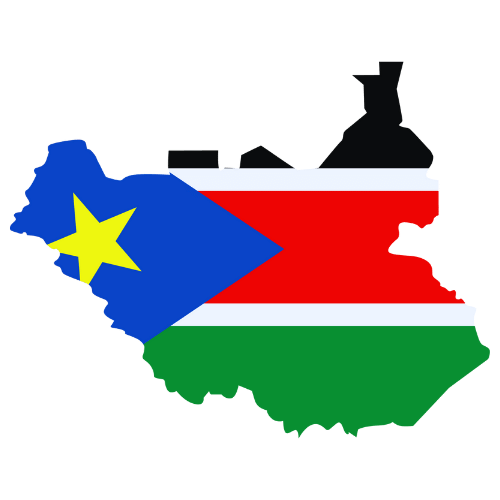 Pictorial representation of big size map of South Sudan