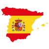 Pictorial representation of map of Spain