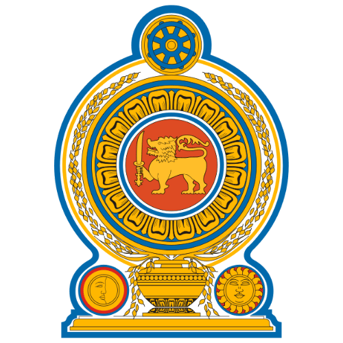 Image showing the big size coat of arms or embelem of Sri Lanka