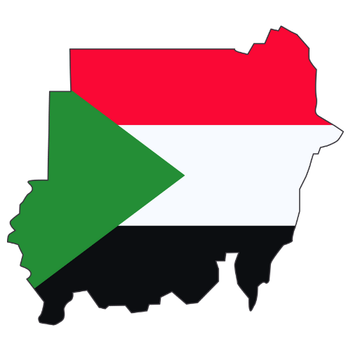 Pictorial representation of big size map of Sudan