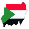 Pictorial representation of map of Sudan