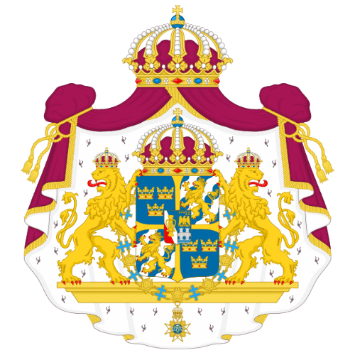 Image showing the big size coat of arms or embelem of Sweden