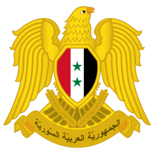 Image showing the big size coat of arms or embelem of Syria