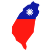 Pictorial representation of map of Taiwan