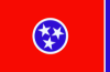 Image illustrating the flag of Tennessee