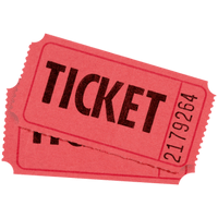 Image Describing Single Theater Ticket