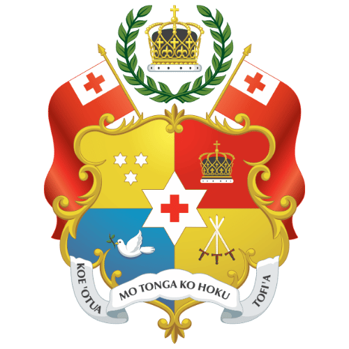 Image showing the big size coat of arms or embelem of Tonga