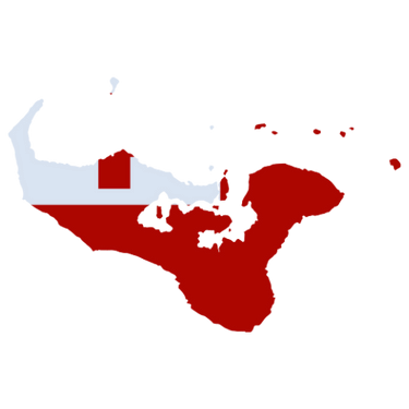 Pictorial representation of map of Tonga