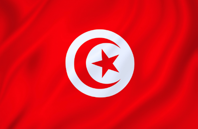 Image illustrating the flag of Tunisia