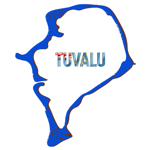 Pictorial representation of big size map of Tuvalu