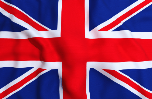 Image illustrating the big size flag of United Kingdom