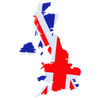 Pictorial representation of the map of United Kingdom