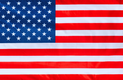 Image illustrating the big size flag of United States