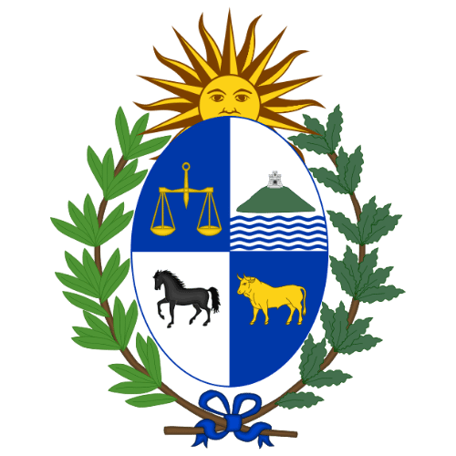 Image showing the big size coat of arms or embelem of Uruguay