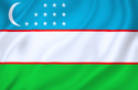 Image illustrating the flag of Uzbekistan