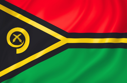 Image illustrating the flag of Vanuatu