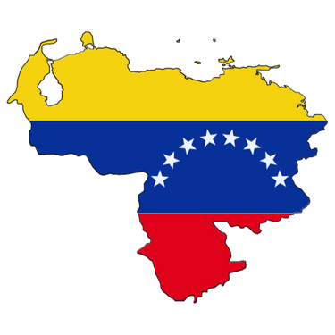 Pictorial representation of map of Venezuela