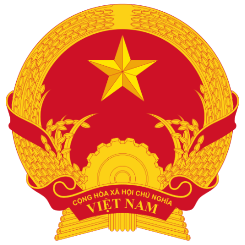 Image showing the big size coat of arms or embelem of Vietnam