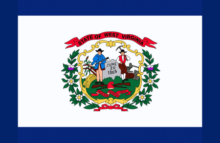 Image illustrating the flag of West Virginia