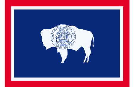 Image illustrating the flag of Wyoming