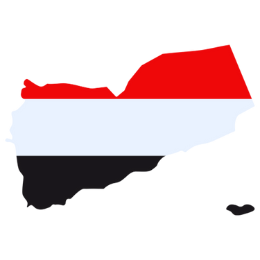 Pictorial representation of map of Yemen